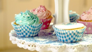Geboortecupcakes voor jongetje en meisje